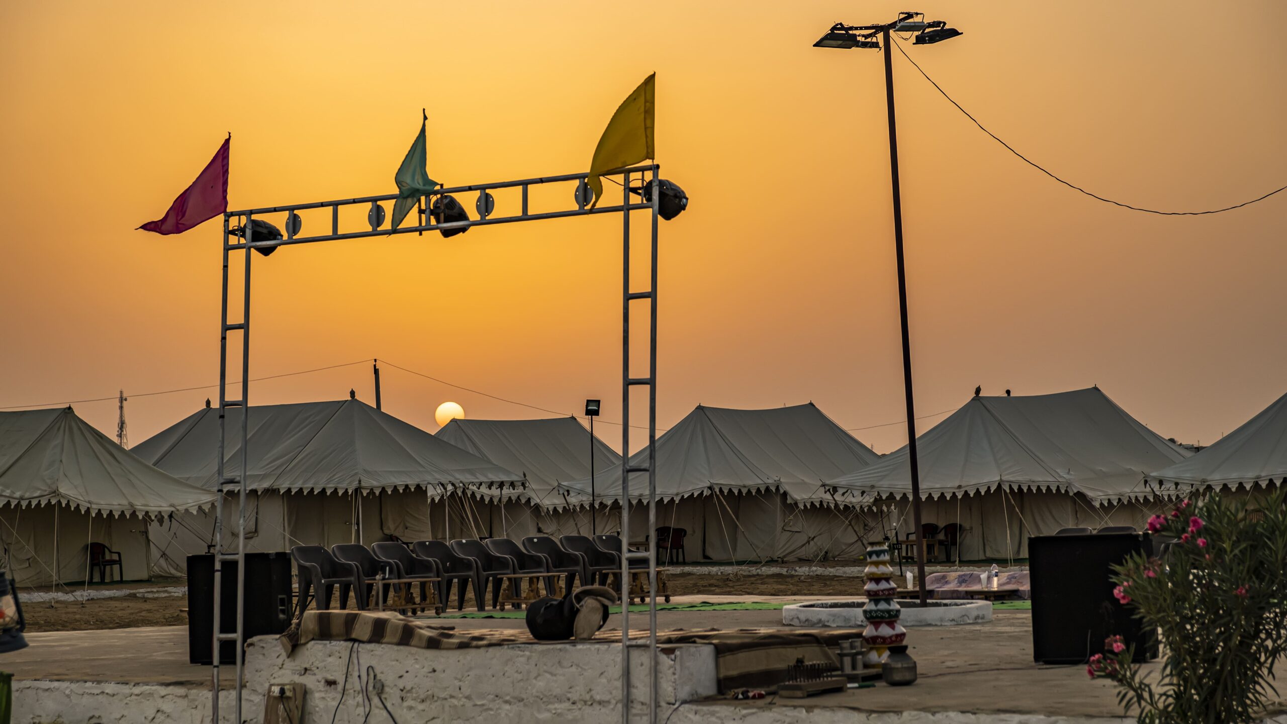 Desert Camp Scene
